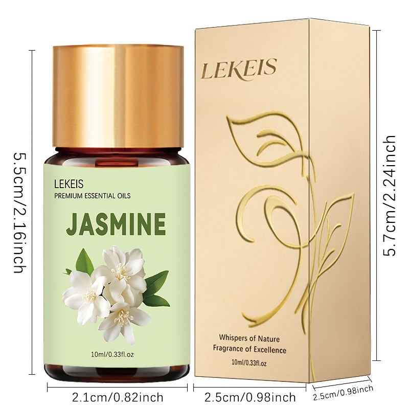 3.38oz/1.01oz/0.34oz Jasmine Essential Oil | 100% Plant Extract, Long-Lasting Moisturizing Hydration, Suitable for Dry Hair and Skin, Multi-Purpose for Massage, Skincare, Bathing, Diffusers, Humidifiers, All Skin Types - Image 7