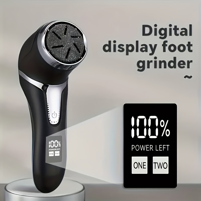 MIGUAN Electric Feet Callus Removers | Rechargeable, Portable Electronic Foot File Pedicure Tools, Professional Pedi Feet Care for Dead, Hard Cracked Dry Skin, Ideal Gift, USB Charging, Lithium Battery - Image 3