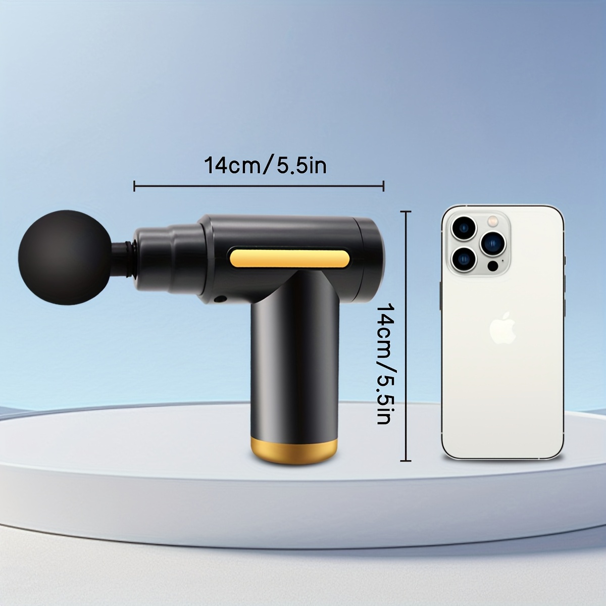 Electric Muscle Massager Gun, 4-Head Portable Handheld, Cord-Free Operation with 6-Speed Adjustable Settings, 4 Attachments, Smart App-Free Mode, Deep Tissue for Athletes, Gym Use - Image 6