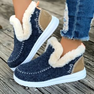 Fashionable And Warm Women'S Ankle Boots