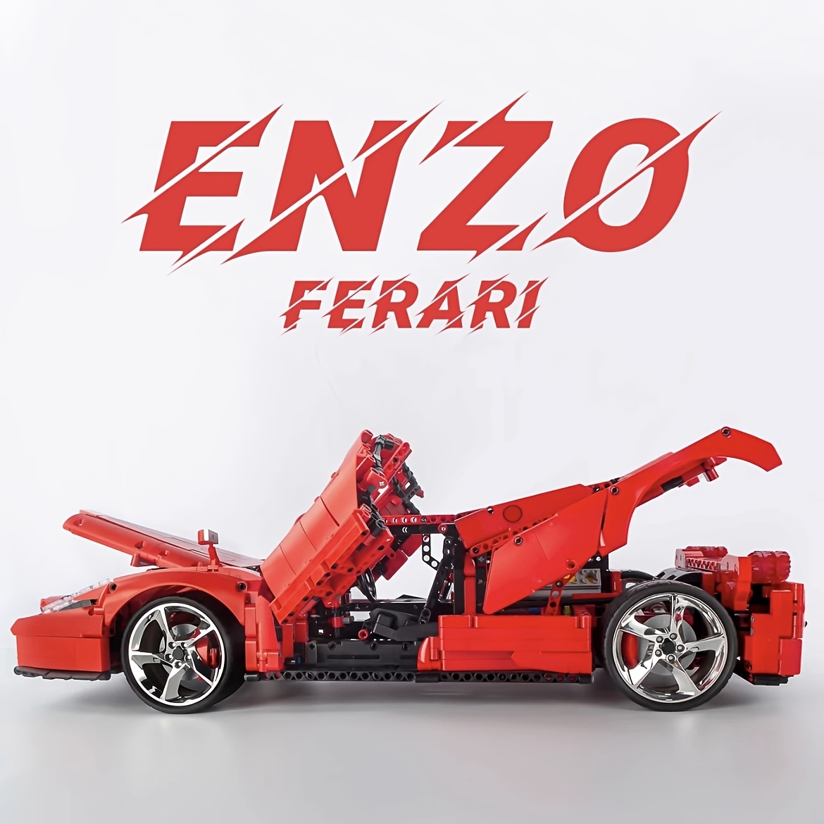 Highly Restored Supercar Building Blocks | Classic Design Replica | Men's Toy & Family Interactive Play & Holiday Gift | 4301pcs Challenging Set | Precise Buckles & HD Stickers | Suitable for Adults/Teenagers - Image 9