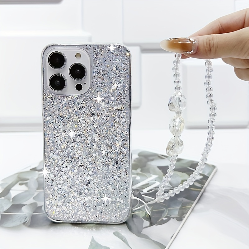 Phone Case: Fashion Starry Sky High Flash Phone Case with Love Bracelet for Iphone11 11promax 12 12pro 12promax 13 13pro 13promax 14 14pro 14plus 14promax 15 15pro 15plus 15promax 16 16pro 16plus 16promax 17 17pro 17promax 17air 16e
