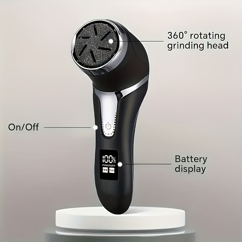MIGUAN Electric Feet Callus Removers | Rechargeable, Portable Electronic Foot File Pedicure Tools, Professional Pedi Feet Care for Dead, Hard Cracked Dry Skin, Ideal Gift, USB Charging, Lithium Battery - Image 12