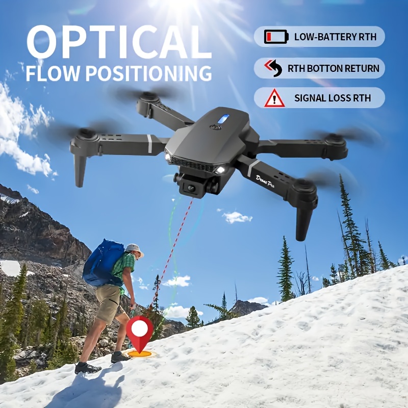 8K NEW Drone MAX Upgrade Edition Upgrade Edition with 2 Batteries - Screen Control, Dual Camera, Obstacle Avoidance, Brushless Motor, Foldable Arms, Ideal for Night Flying, Remote Control with Screen, Outdoor Flying, Aerial Photography, Portable - Image 10