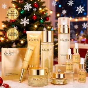 Luxury Polypeptide Skin Care Set, Skincare, Day And Night Care, Suitable For AllSkin Types, Not Allergic, With Moisturizing And Firming Skin Set, New Year Gift, Mother'S Day Gift-Holiday Surprise