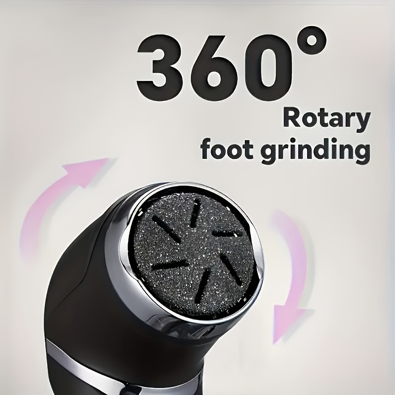 MIGUAN Electric Feet Callus Removers | Rechargeable, Portable Electronic Foot File Pedicure Tools, Professional Pedi Feet Care for Dead, Hard Cracked Dry Skin, Ideal Gift, USB Charging, Lithium Battery - Image 8