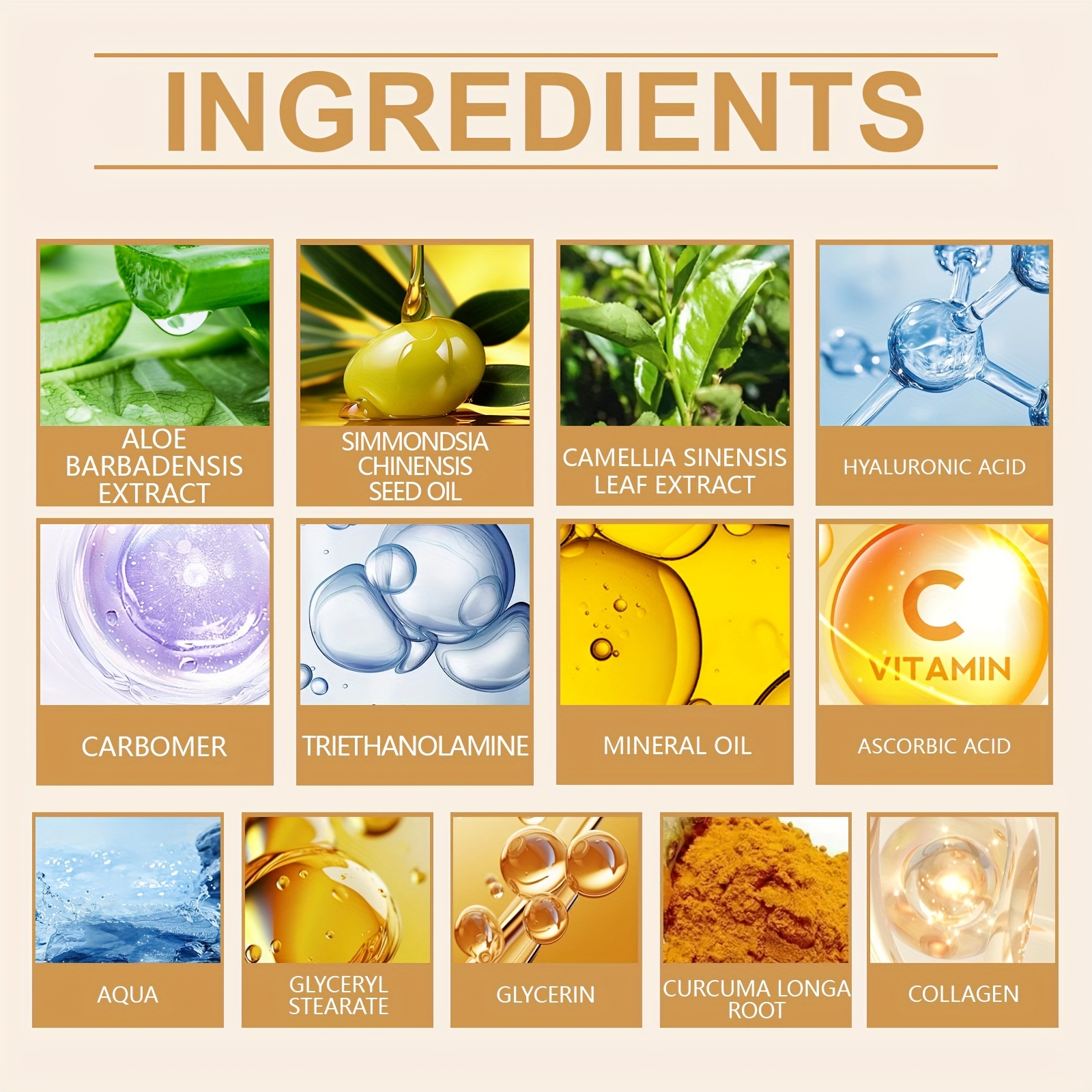 2 Boxes Of Turmeric And Vitamin C Firming Cream, Containing Collagen, Wild Orange, Vitamin E - Suitable For All Skin Types, Vitamin A Acid Used For Moisturizing, Firming, And Evening Out Skin Tone, Korean Skincare Products, He Best Christmas Gift - Image 7