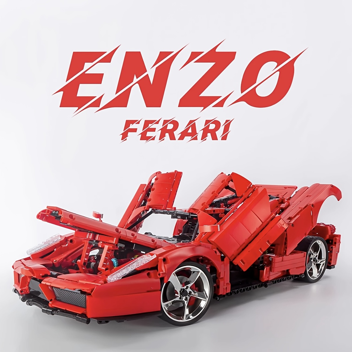 Highly Restored Supercar Building Blocks | Classic Design Replica | Men's Toy & Family Interactive Play & Holiday Gift | 4301pcs Challenging Set | Precise Buckles & HD Stickers | Suitable for Adults/Teenagers - Image 10