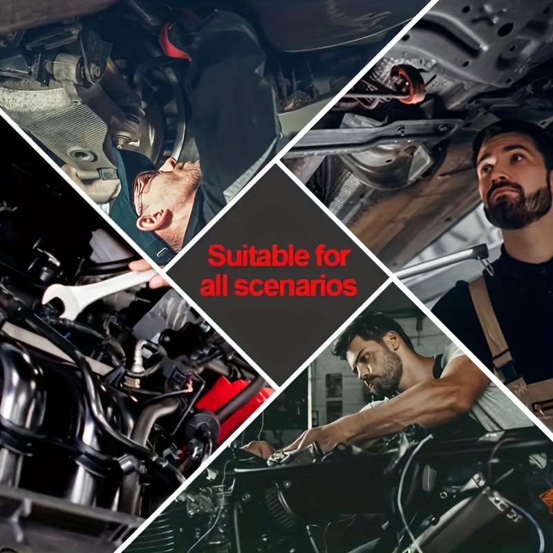 171/45/40+3pcs Professional Car Repair Tool Set, Ratchet Wrench Set, Torque Wrench, 1/2 *1/4" 3/8" Drive Deep And Standard Sockets, Car Repair And Home Machine Tool Set, Suitable for Car And Bicycle Repair Tools - Image 11