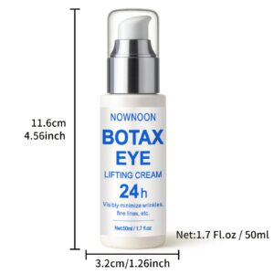 Botax Instant Tightening & Wake-Up Eye Cream, Firming Eye Gel, Smoothing, Tightening & Lifting, Deeply Nourishing & Hydrating Eye Light Beige, Eye Care - 1.69oz