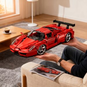 Supercar Building Blocks Racing Model Toys, Adult Collectible Building Kits, Birthday Gifts For Boys And Girls Halloween Christmas