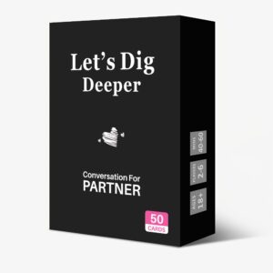 [Romantic Couple Card Game] Romantic Couple Card Game 1 Box - Adult Icebreaker Conversation Cards for Building Emotional Connections, Interactive Dialogue to Learn About Each Other