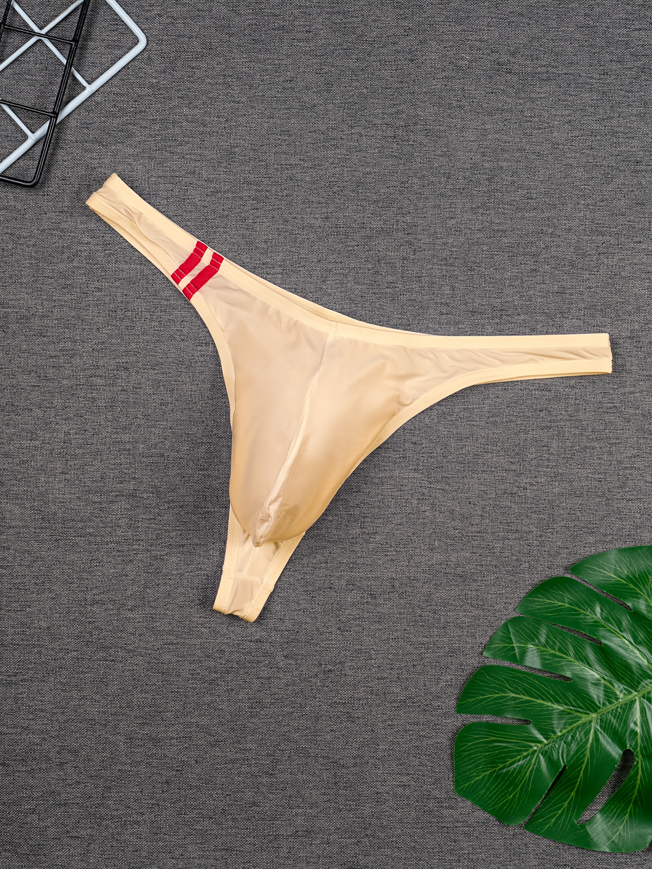 6pcs MANSERNO Men's High-Elasticity Underwear - Full- Coverage Breathable Solid Color Briefs & Thin Thong Panties (Triangle Fit) - Non- Casual & Boxer Briefs - Multi-Style Random Assortment for Lifestyles 6pcs Bulk - Image 4