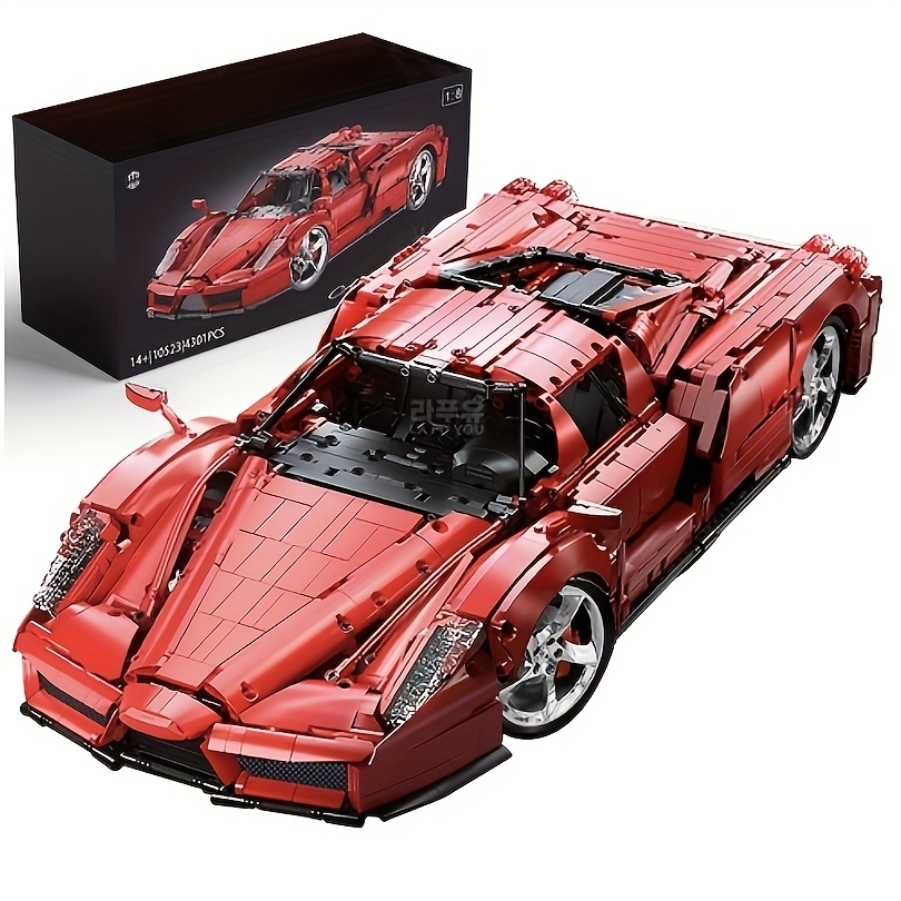 Highly Restored Supercar Building Blocks | Classic Design Replica | Men's Toy & Family Interactive Play & Holiday Gift | 4301pcs Challenging Set | Precise Buckles & HD Stickers | Suitable for Adults/Teenagers - Image 8