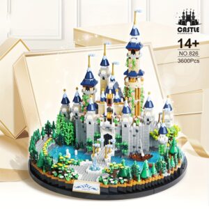 [3600pcs Princess Castle] 3600pcs Princess Castle Building Blocks | Educational Toys, Gift Box, Halloween Christmas Thanksgiving, New Year Birthday Gift, Exercise Hands-on Ability, Science Educational Toys