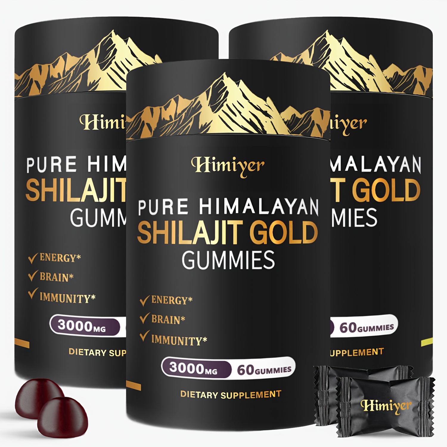 3000mg Shilajit, Ginger, Hoofgrass, Ginseng and Ashwagandha Multi-Mineral and Phytonutrient Supplement, Powerful Combination, Buy 2 Get 1 Free - Image 7