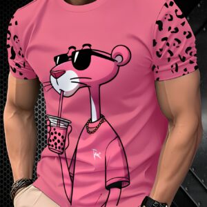 Men'S Casual Fashion T-shirt | 100%, Round Neck, Short Sleeves, Machine Washable, All-Season Comfort, Smooth Texture Fabric | Solid Color, Regular Fit, Ideal for Daily Wear