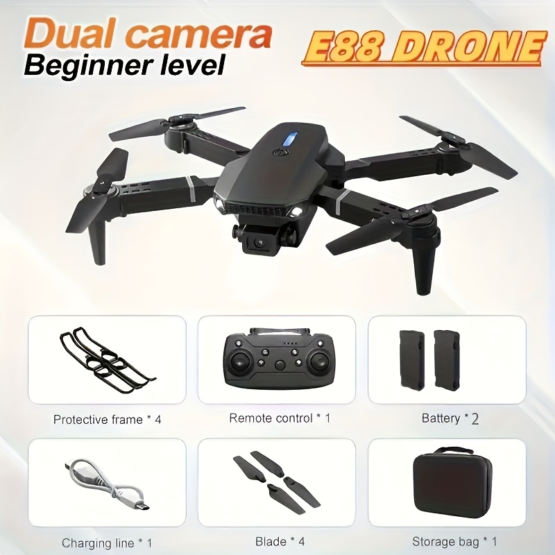 User-Friendly Drone Featuring a High-Definition Foldable Quadcopter Equipped with Voice Gesture Control, Wireless Remote, And One-Click Takeoff And Landing. It Includes Optical Flow Positioning And a Following Mode, Comes with a Portable Case - Image 9