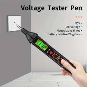 [Accurate Voltage Tester] Highly Accurate Voltage Tester | Induced Electric Pen, AC Voltage Detector 12-300V, Electric Sensor, Breakpoint Finder - Electrician Tool