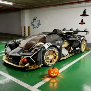 3466pcs 1:8 Scale Technical Supercar Construction Set | Simple Assembly (Easy Level) | Perfect Engineering Toy for Adults, Collectible Sports Car Collection, And Halloween Present