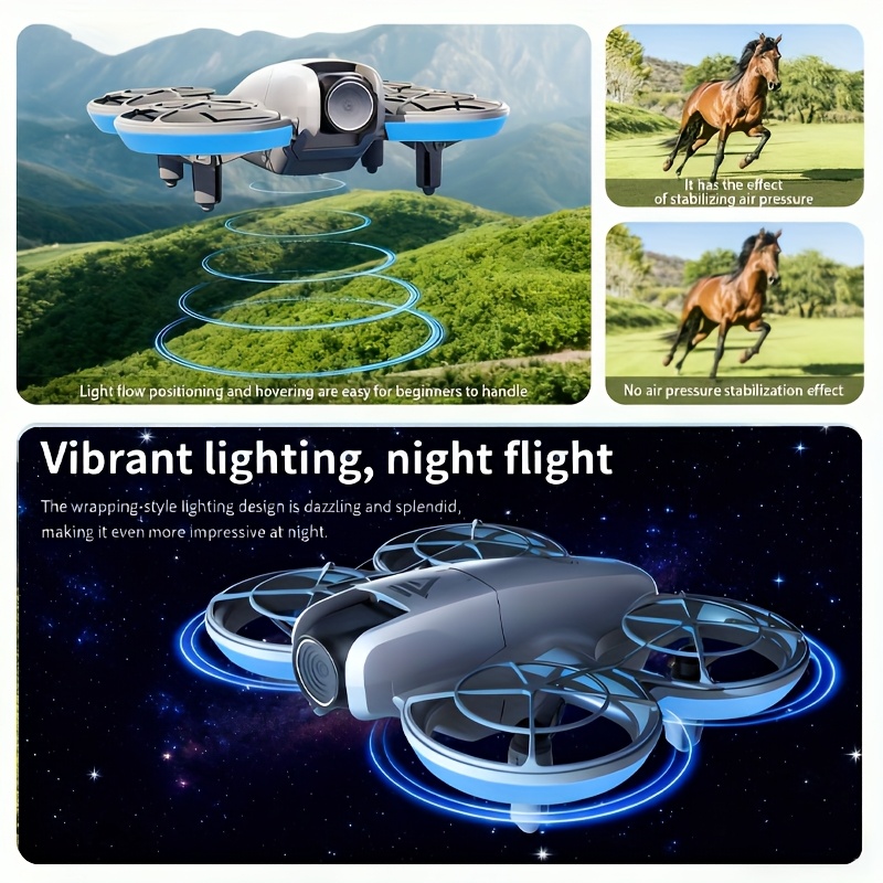 Latest Drone, Follow Safety Drone, Remote Control with Display Screen, Optical Flow Technology, Gesture Recognition, Live Video Streaming, User-Friendly for Beginners, Essential Drone, Ideal Present for Boys And Husbands, New Year Present - Image 8