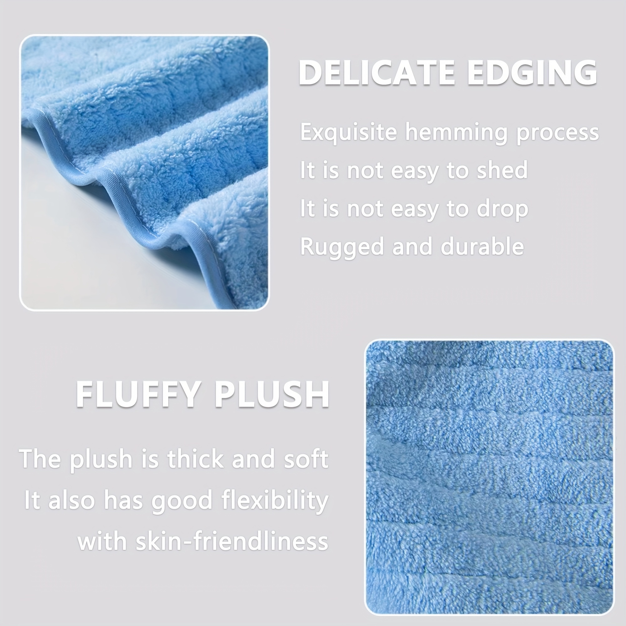 Ultra-Soft Quick-Dry Pet Bathrobe for Small & Medium Dogs & Cats - All-Season Lightweight Design with Safety Closure, Easy-Button Entryway, Machine Washable, Cozy Fleece-Lined for Warmth, Pet Washrobe, Cozy Fleece Lining - Image 17