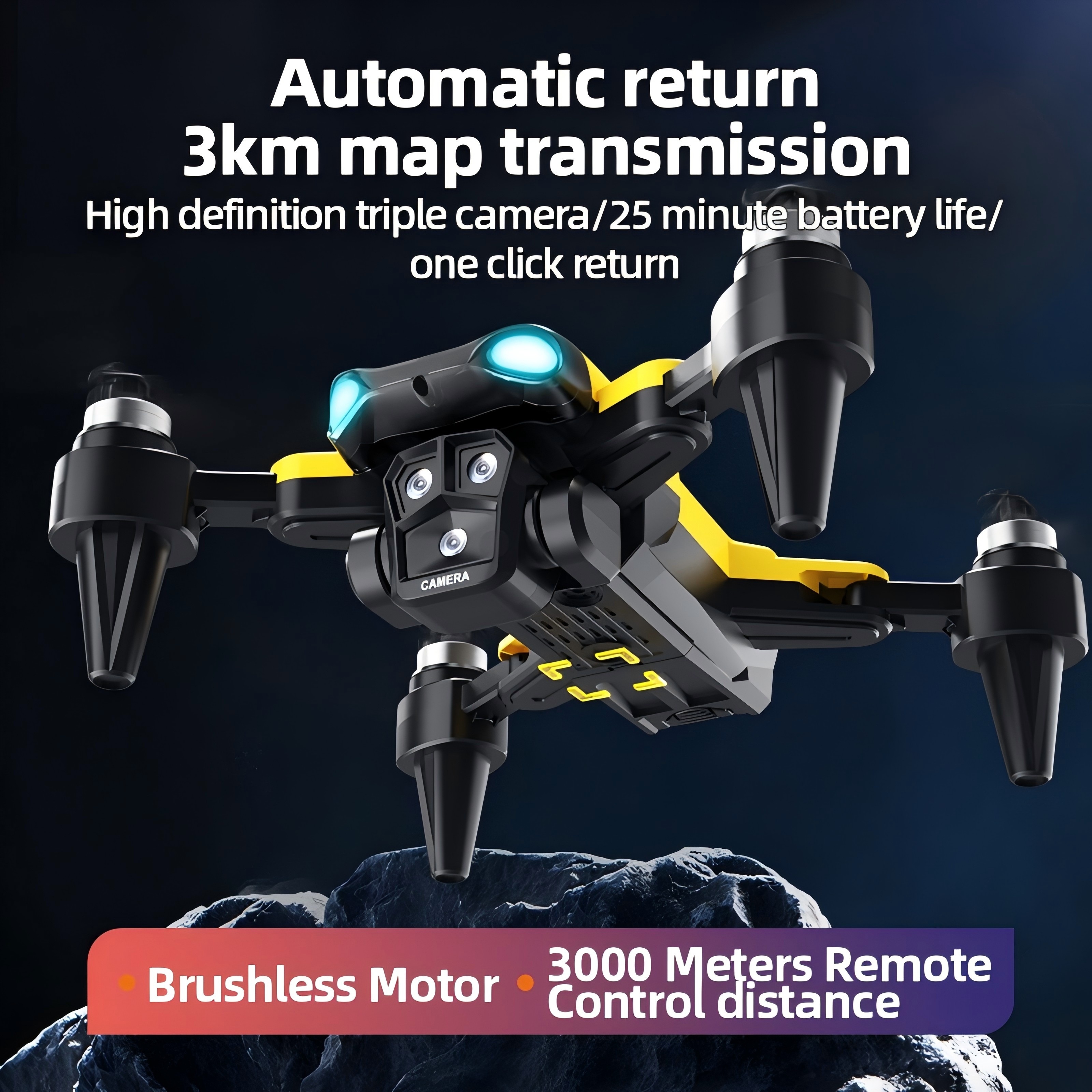 This Long-Endurance Drone Features Optical Flow Positioning And Dual HD Cameras, Making It an Ideal Present for Adults And Those Passionate about Aviation Photography. - Image 7