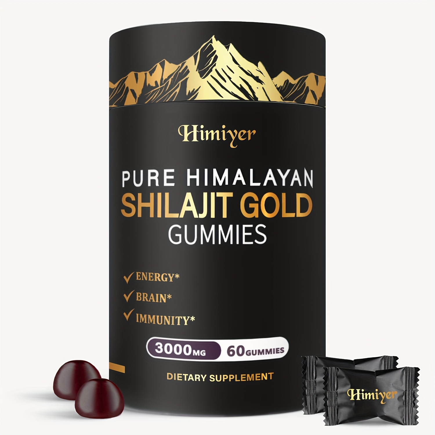 3000mg Shilajit, Ginger, Hoofgrass, Ginseng and Ashwagandha Multi-Mineral and Phytonutrient Supplement, Powerful Combination, Buy 2 Get 1 Free - Image 5