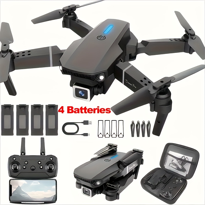 User-Friendly Drone Featuring a High-Definition Foldable Quadcopter Equipped with Voice Gesture Control, Wireless Remote, And One-Click Takeoff And Landing. It Includes Optical Flow Positioning And a Following Mode, Comes with a Portable Case - Image 14
