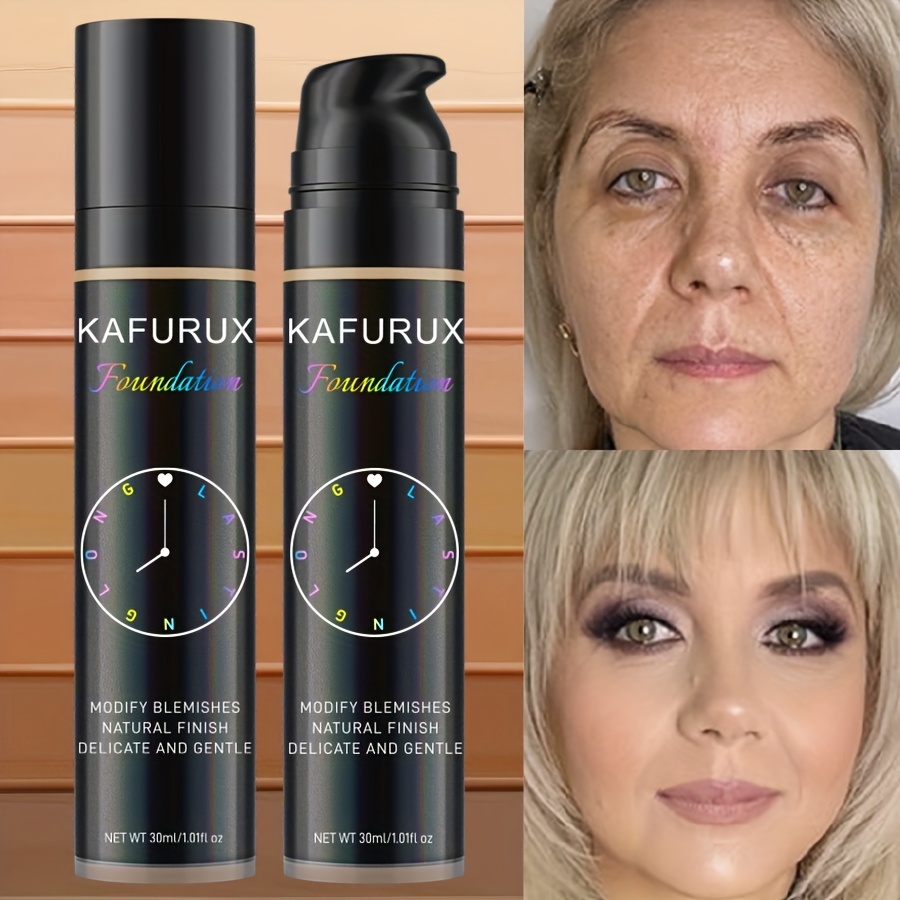 KAFURUX Full Coverage Liquid Foundation & Concealer - Strong Covering Power, Light Texture Formula Suitable for All Light Beige Types (Dry, Oily, Combination,), Light to Medium Shades for Flawless Light Beige Evenness - Women' - Image 5