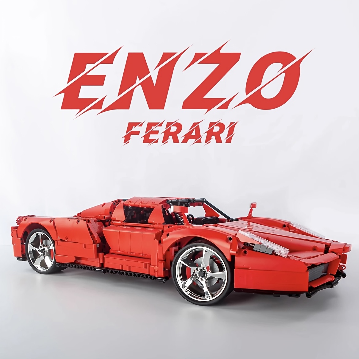 Highly Restored Supercar Building Blocks | Classic Design Replica | Men's Toy & Family Interactive Play & Holiday Gift | 4301pcs Challenging Set | Precise Buckles & HD Stickers | Suitable for Adults/Teenagers - Image 3