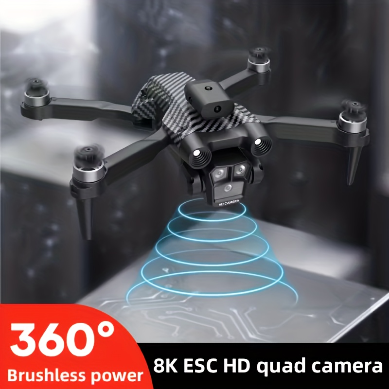 Three-camera Drone, Foldable Remote-controlled Drone, Remote-controlled Toy, Easy to Operate, Suitable for Beginners, Gift for Men, Indoor and Outdoor Drone for Christmas And Halloween, Drone with Screen Remote Control, Indoor Flying - Image 4