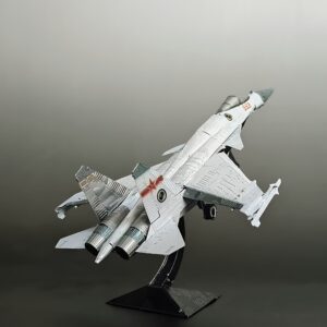 DIYgolden Assembly Toy Airplane Model 3D Stereoscopic Puzzle Creative Toy Fighter Model Handicraft Home Decoration Ornament Christmas Halloween Gift For Friends