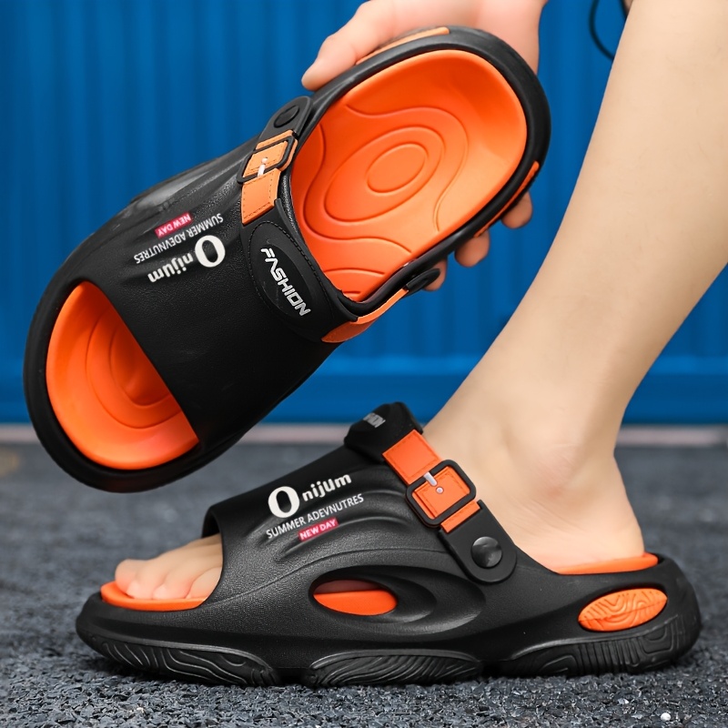 Men'S Summer 2025 EVA Cushioned Slide Sandals - Breathable, Non-Slip, Dual-Purpose Indoor/Outdoor Wear, Comfortable Soft Sole with "ZAP IT!" Graphic Design, Open Toe, Black/White Options, Summer Sandals, Suitable for Women - Image 10