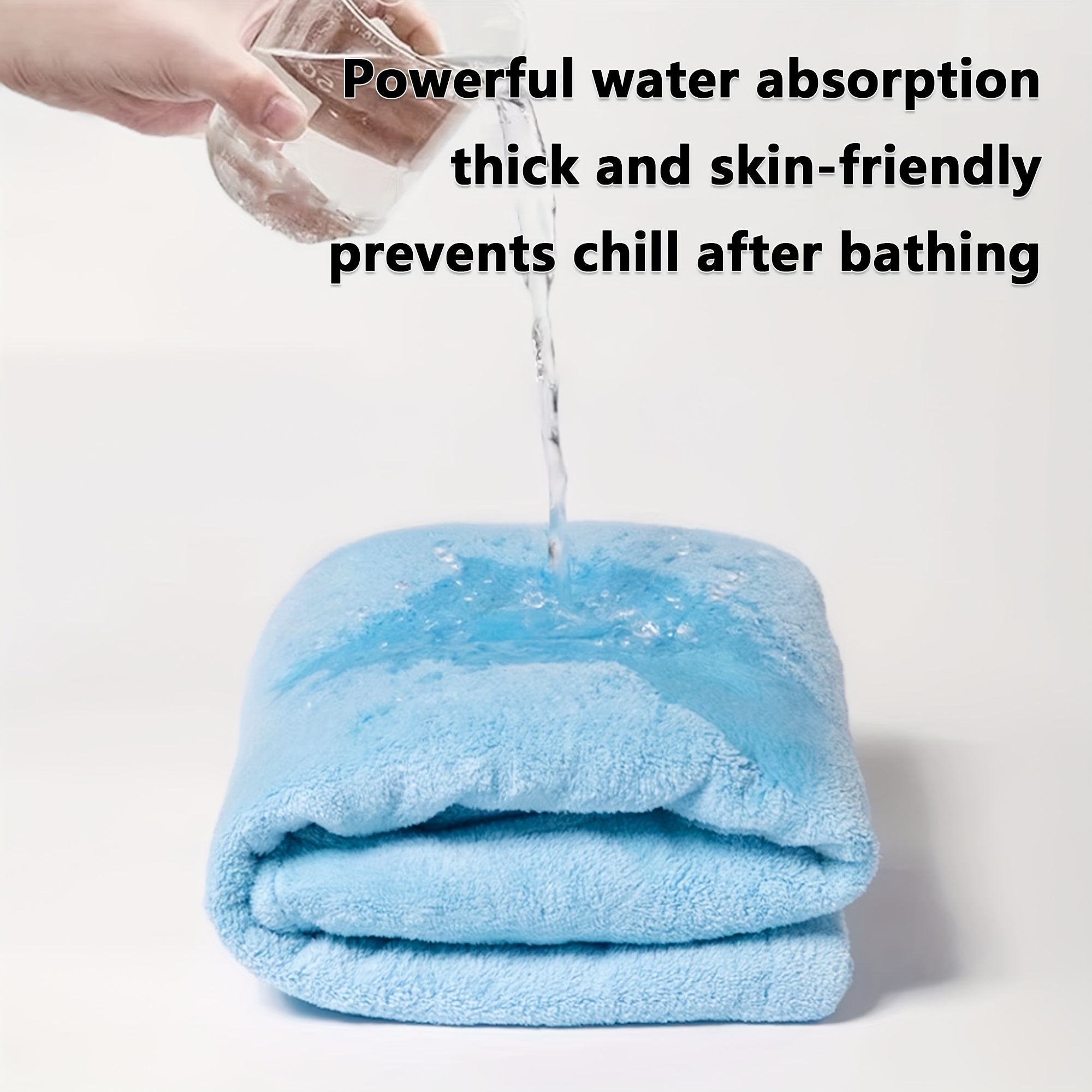 Ultra-Soft Quick-Dry Pet Bathrobe for Small & Medium Dogs & Cats - All-Season Lightweight Design with Safety Closure, Easy-Button Entryway, Machine Washable, Cozy Fleece-Lined for Warmth, Pet Washrobe, Cozy Fleece Lining - Image 14