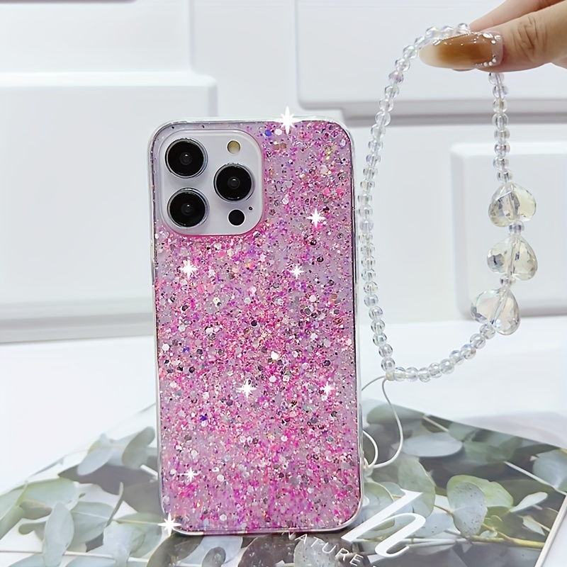 Phone Case: Fashion Starry Sky High Flash Phone Case with Love Bracelet for Iphone11 11promax 12 12pro 12promax 13 13pro 13promax 14 14pro 14plus 14promax 15 15pro 15plus 15promax 16 16pro 16plus 16promax 17 17pro 17promax 17air 16e - Image 3