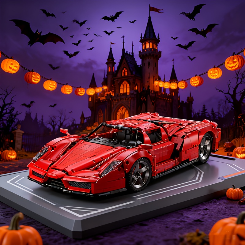 Highly Restored Supercar Building Blocks | Classic Design Replica | Men's Toy & Family Interactive Play & Holiday Gift | 4301pcs Challenging Set | Precise Buckles & HD Stickers | Suitable for Adults/Teenagers - Image 6