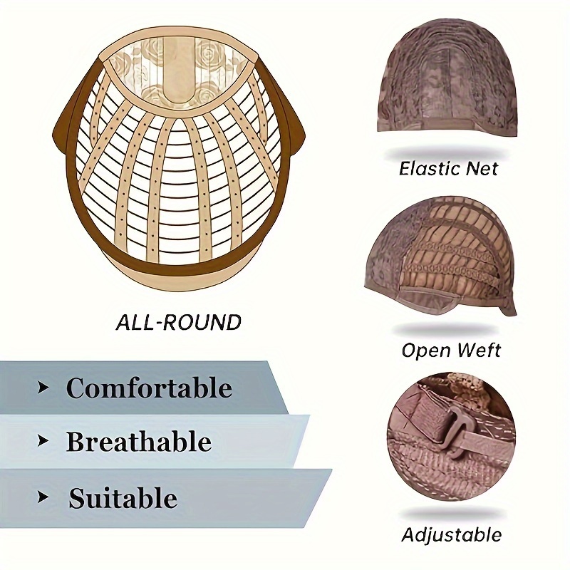 Christmas Wig Ombre Blonde Long Straight Wigs for Women Medium And Long Wigs Put On and Go Straight Wigs Fully Woven Straight Wigs Synthetic Fiber Wigs No Glue No Lace for Party Daily Use - Image 9