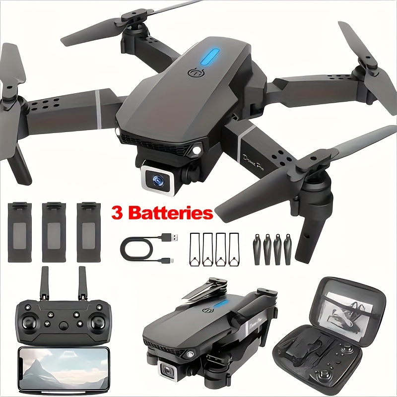 User-Friendly Drone Featuring a High-Definition Foldable Quadcopter Equipped with Voice Gesture Control, Wireless Remote, And One-Click Takeoff And Landing. It Includes Optical Flow Positioning And a Following Mode, Comes with a Portable Case - Image 3