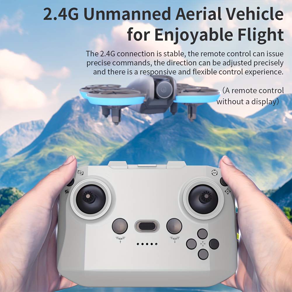 Latest Drone, Follow Safety Drone, Remote Control with Display Screen, Optical Flow Technology, Gesture Recognition, Live Video Streaming, User-Friendly for Beginners, Essential Drone, Ideal Present for Boys And Husbands, New Year Present - Image 2