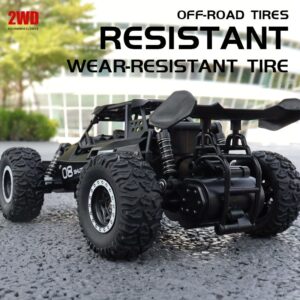 Stunt Off-road Toy Car, Alloy Toy Car Model, 4WD All-terrain Toy Car, Climbing Toy Car with Shock Absorber, Wheel Drive Powerful Driving Off-road Toy, Sturdy Tires, Children's Day Birthday Gift