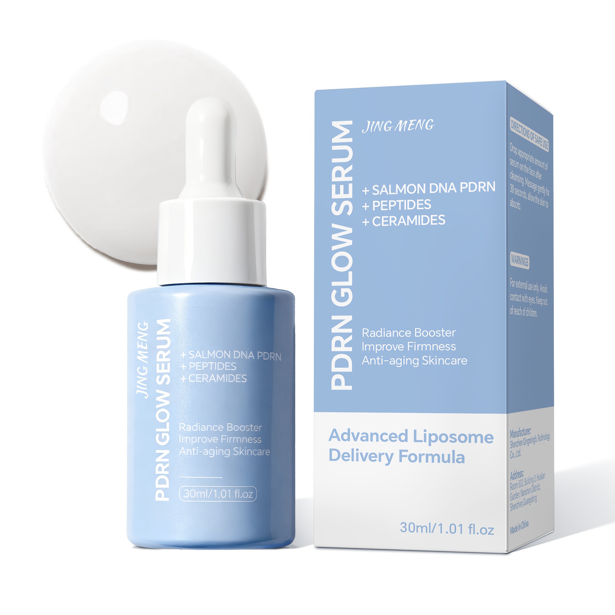 JING MENG 10% Azelaic Acid Serum, Evens Out Light Beige, Improves Light Beige Texture, Makes Light Beige Feel Soft And Smooth, Reduce The Look Of Dark Spots, Skincare for Woman, Christmas Gifts, 1oz/ 1.59oz*2, Face Light Beige Care, Black Friday - Image 6