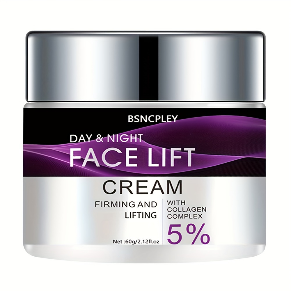 30g/60g Face Lift Cream, Lifting & Firming Cream Instant Formula for Facial, Neck, Chest, Smoothing The Appearance to Hide Saggy Light Beige - Image 5