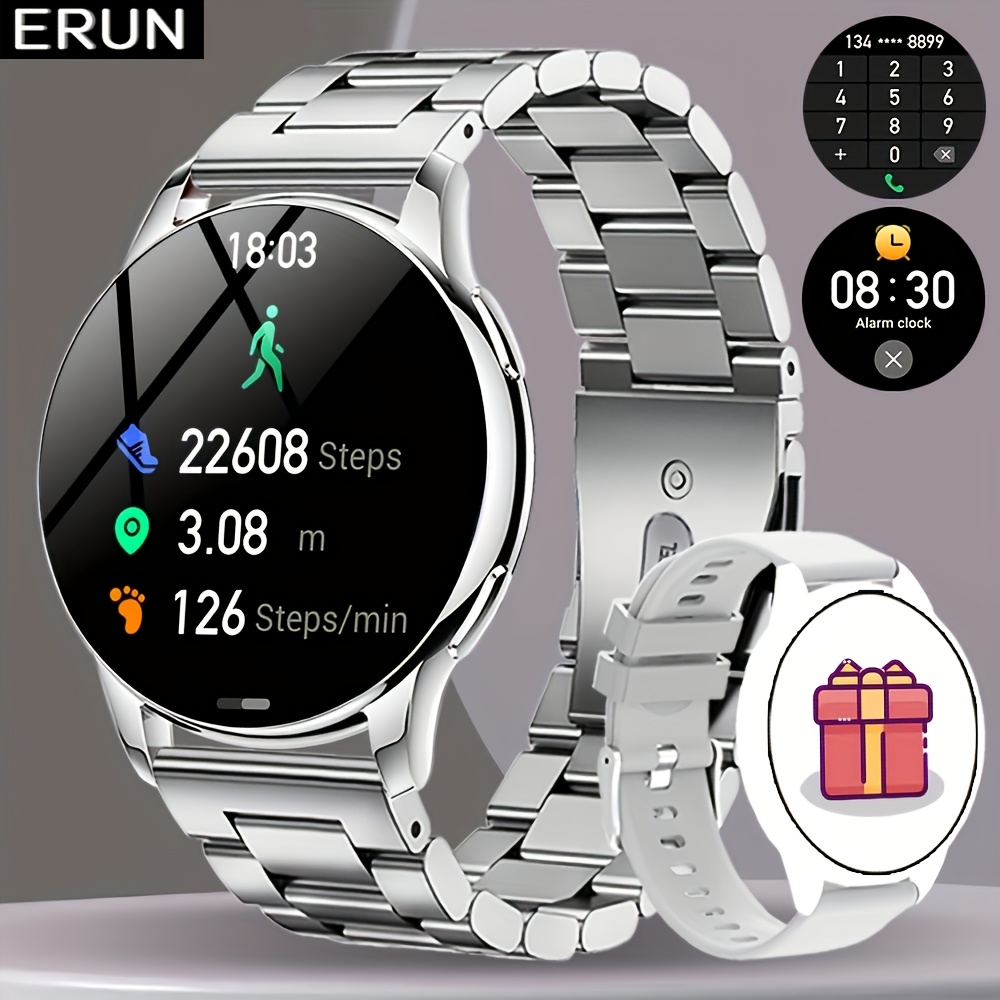 ERUN Smartwatch, 1.50-inch Round Screen for sports Watch | 240*240 Resolution, Minimalist Design, Stylish for Men/Women, Suitable for Sports and Leisure, Compatible with Android and iPhone, Ideal Gift for Family and Friends - Image 4