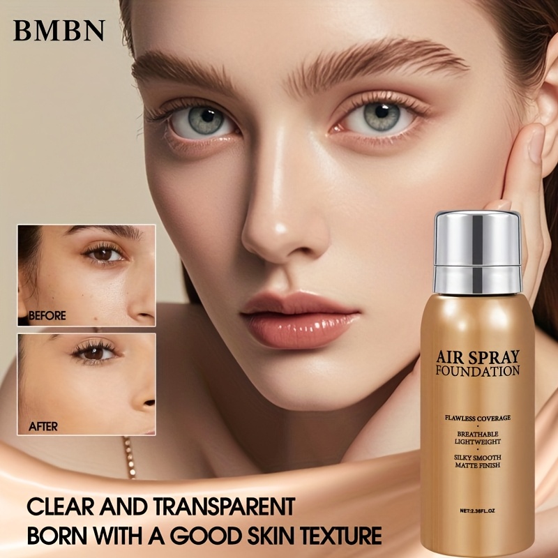 Air Cushion Foundation Spray - Lightweight, Buildable Coverage with a Moisturizing Formula for Powerful Concealment and Natural Finish. Creates Smooth Radiant Beige Tones in Shades from Fair to Medium - Image 13