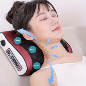 Electric Massager, Shiatsu Neck Massage, for Shoulder, Back, Neck And Foot Massage, Deep Tissue Kneading Massage, Christmas Holiday Gift for Mom/Dad, Men'S Gift, Women'S Gift