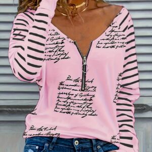 Women's T-shirt with a half-cloud print