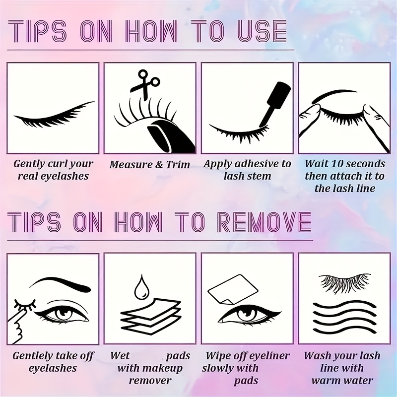 5-Pair Pack (Multipack) Cat Eye False Eyelashes - Thick Volume Lashes Suitable for Carnival, Daily Wear & Washable Lashes - Soft Comfortable for beginners with Fluffy Curl for Dramatic Eye - Image 10