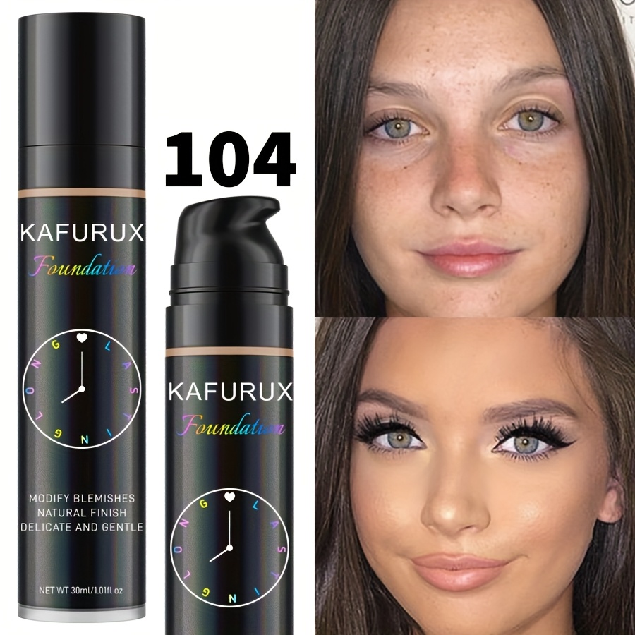 KAFURUX Full Coverage Liquid Foundation & Concealer - Strong Covering Power, Light Texture Formula Suitable for All Light Beige Types (Dry, Oily, Combination,), Light to Medium Shades for Flawless Light Beige Evenness - Women' - Image 9