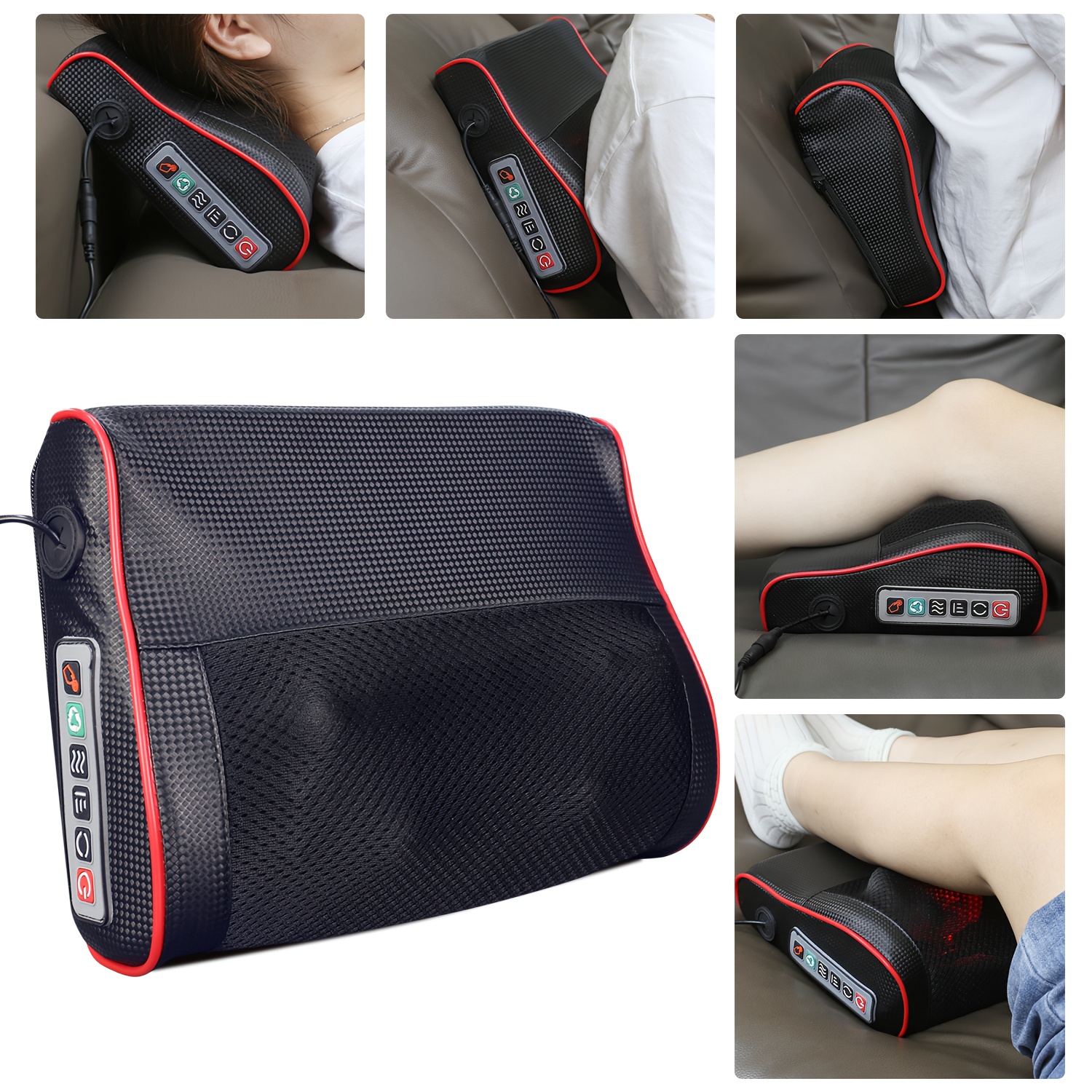 Electric Massager, Shiatsu Neck Massage, for Shoulder, Back, Neck And Foot Massage, Deep Tissue Kneading Massage, Christmas Holiday Gift for Mom/Dad, Men'S Gift, Women'S Gift - Image 6